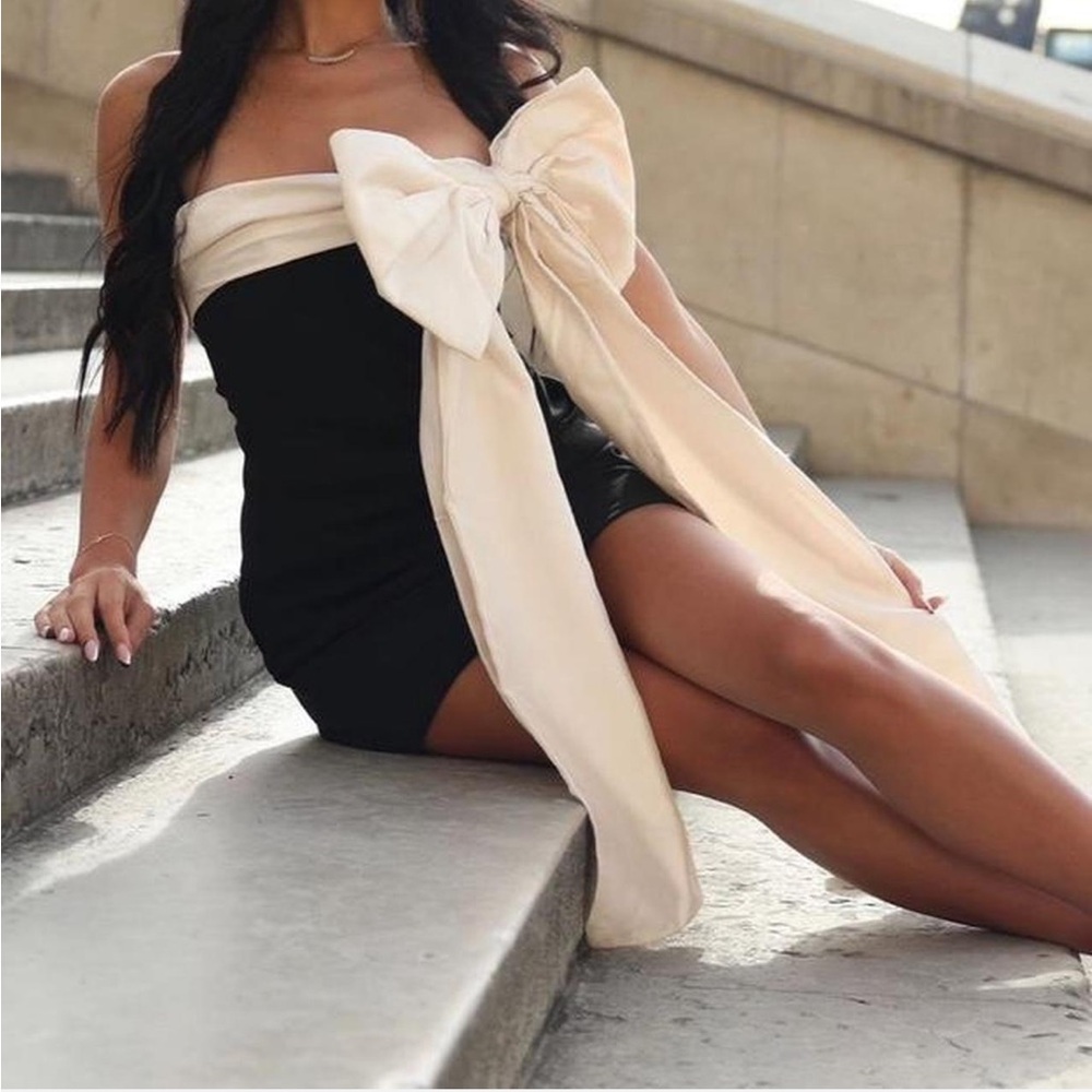 HOUSE OF CB BOW DRESS